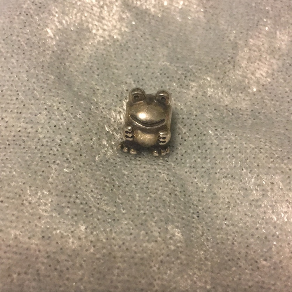 Authentic Pandora Smiling Frog Charm - image 2